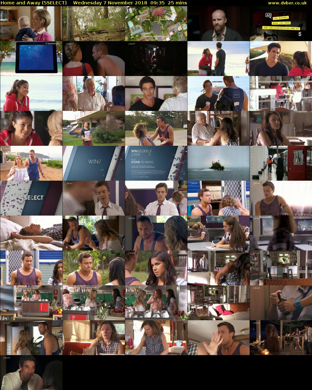 Home and Away (5SELECT) Wednesday 7 November 2018 09:35 - 10:00
