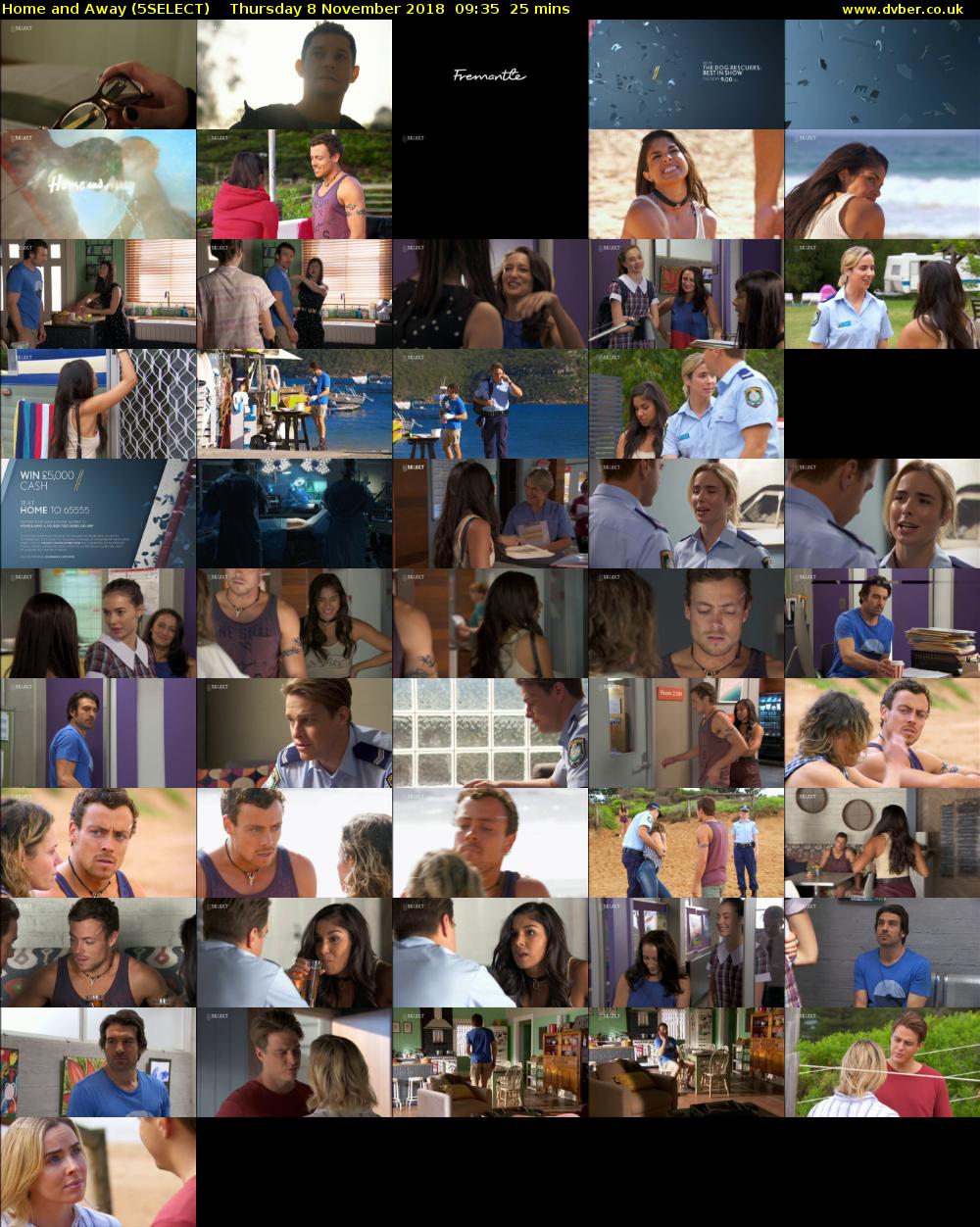 Home and Away (5SELECT) Thursday 8 November 2018 09:35 - 10:00