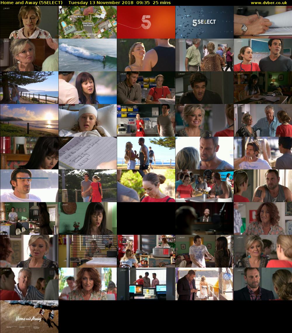 Home and Away (5SELECT) Tuesday 13 November 2018 09:35 - 10:00