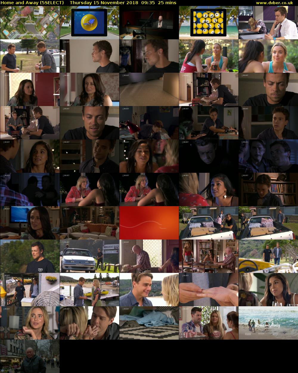 Home and Away (5SELECT) Thursday 15 November 2018 09:35 - 10:00