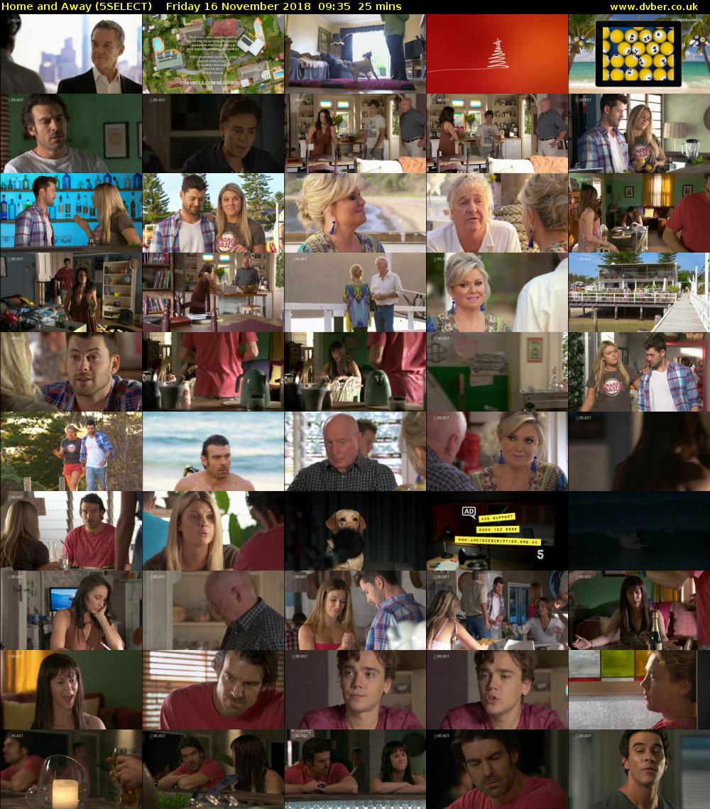 Home and Away (5SELECT) Friday 16 November 2018 09:35 - 10:00