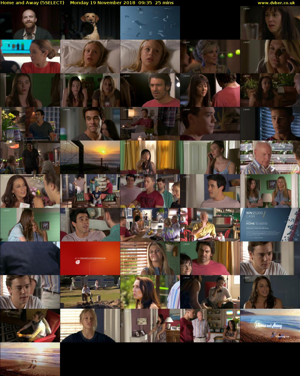Home and Away (5SELECT) Monday 19 November 2018 09:35 - 10:00