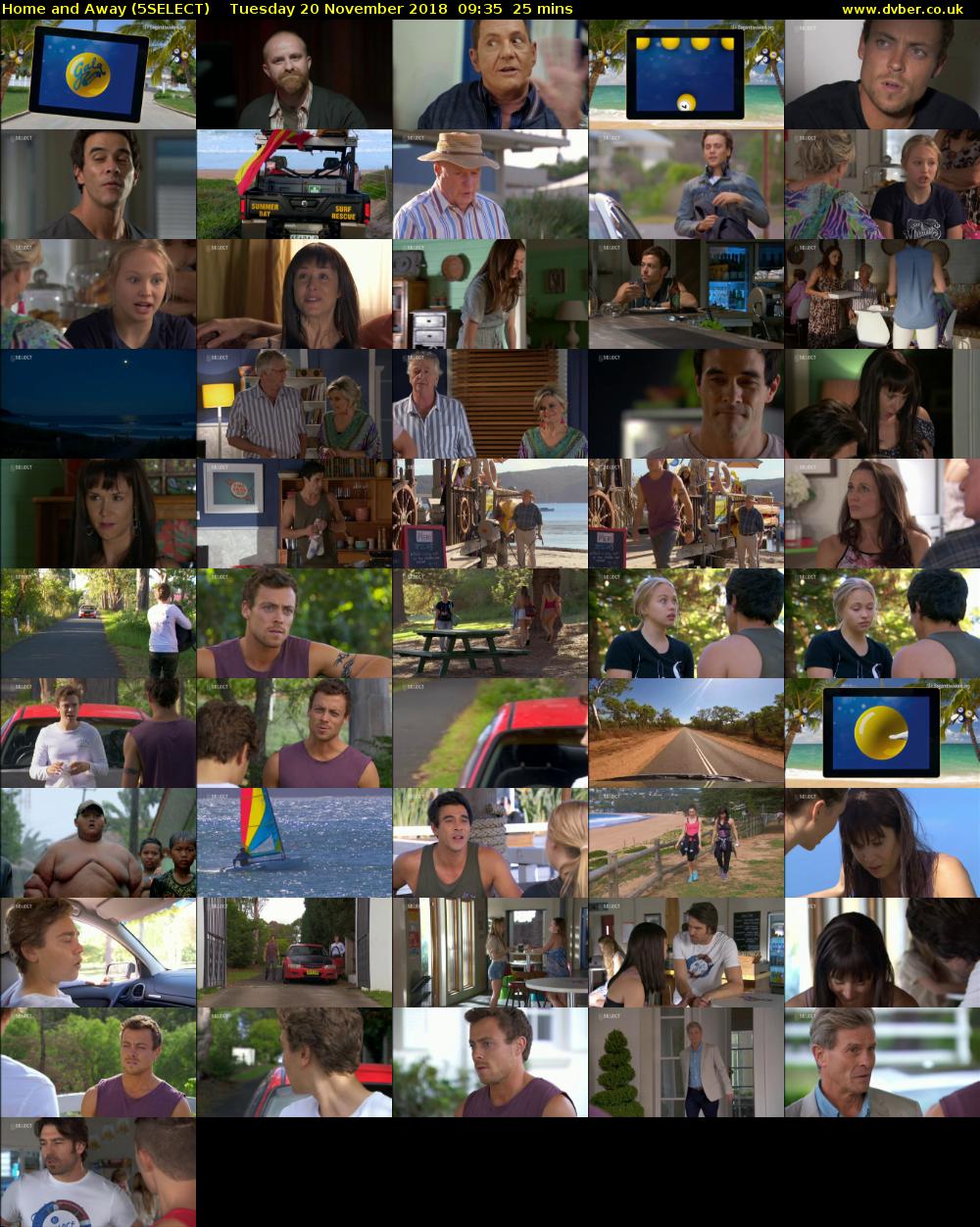Home and Away (5SELECT) Tuesday 20 November 2018 09:35 - 10:00