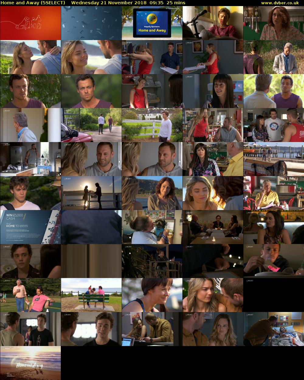 Home and Away (5SELECT) Wednesday 21 November 2018 09:35 - 10:00