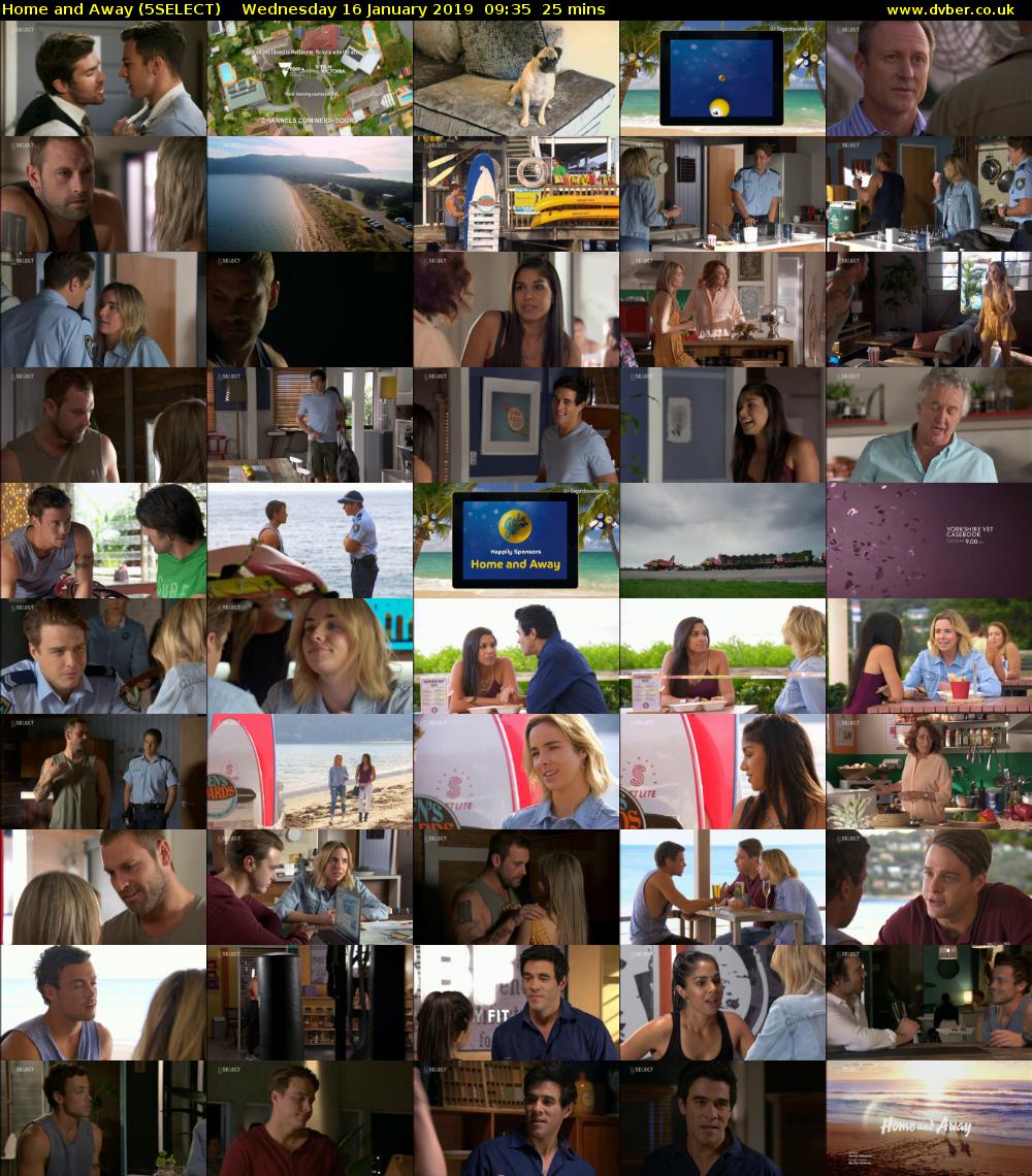 Home and Away (5SELECT) Wednesday 16 January 2019 09:35 - 10:00