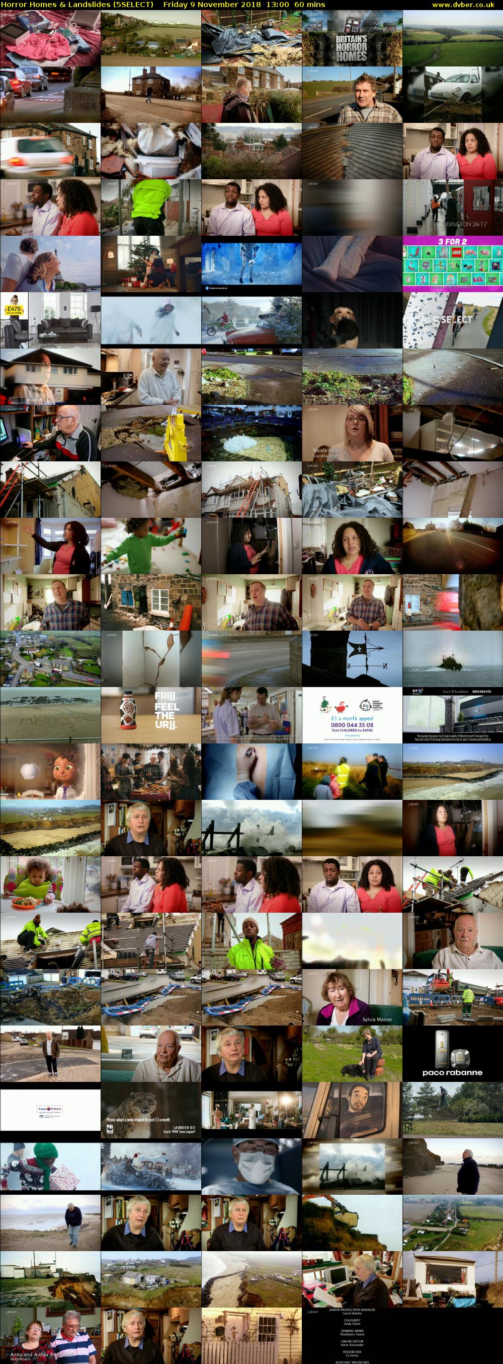 Horror Homes & Landslides (5SELECT) Friday 9 November 2018 13:00 - 14:00