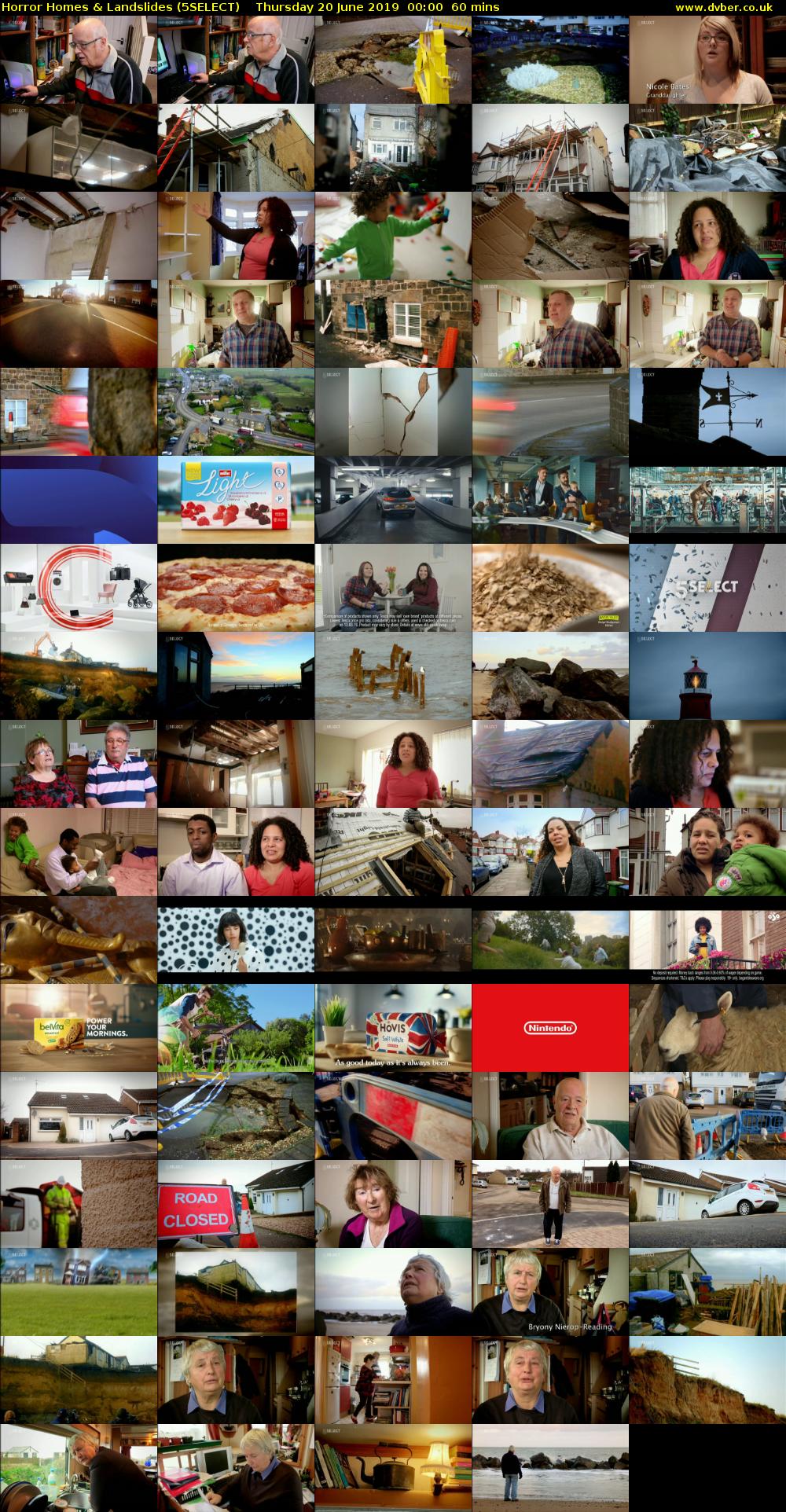 Horror Homes & Landslides (5SELECT) Thursday 20 June 2019 00:00 - 01:00