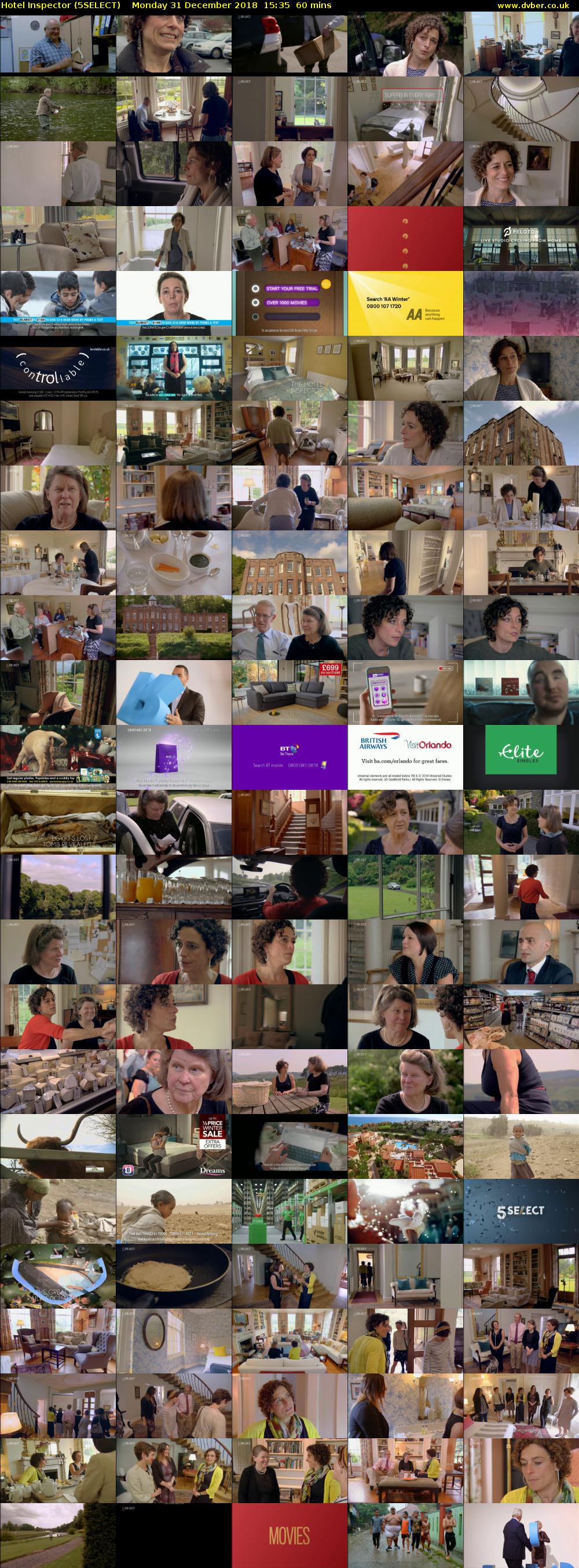 Hotel Inspector (5SELECT) Monday 31 December 2018 15:35 - 16:35