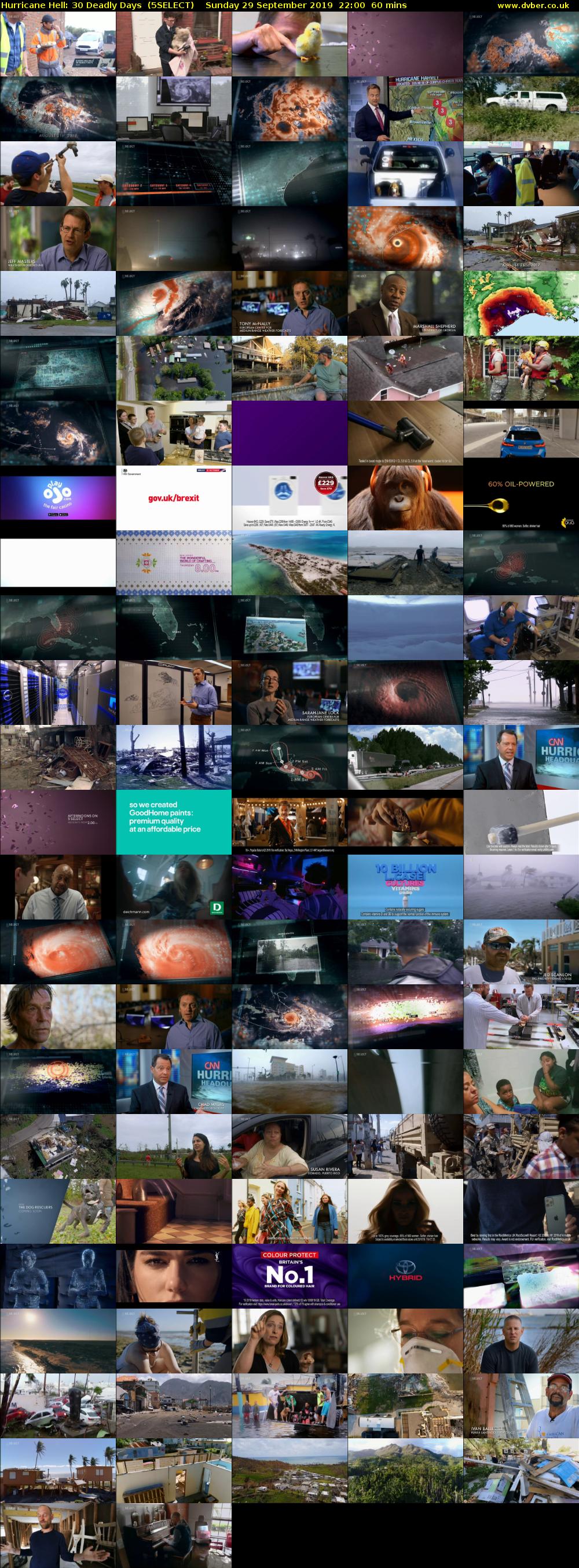 Hurricane Hell: 30 Deadly Days  (5SELECT) Sunday 29 September 2019 22:00 - 23:00