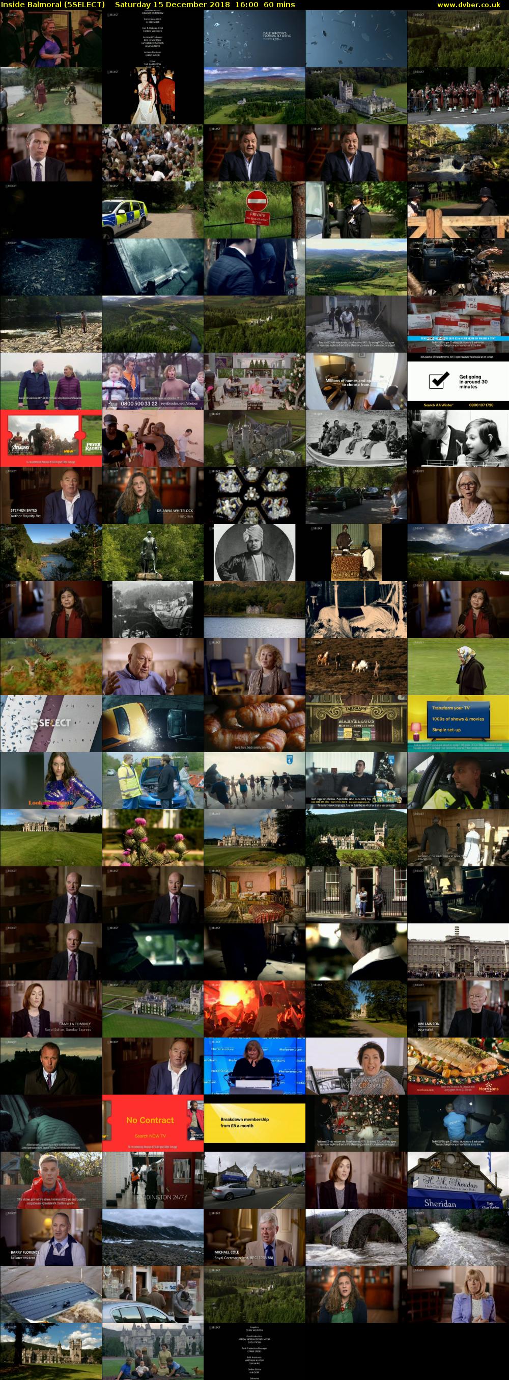 Inside Balmoral (5SELECT) Saturday 15 December 2018 16:00 - 17:00