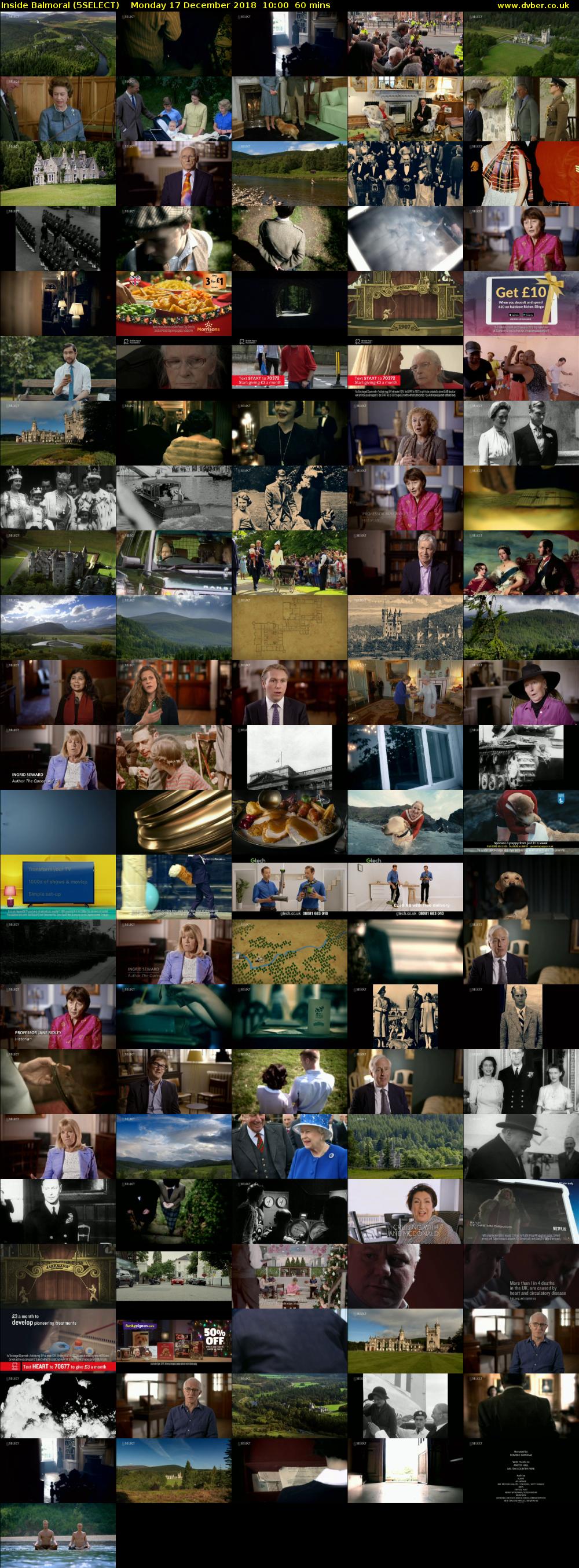 Inside Balmoral (5SELECT) Monday 17 December 2018 10:00 - 11:00