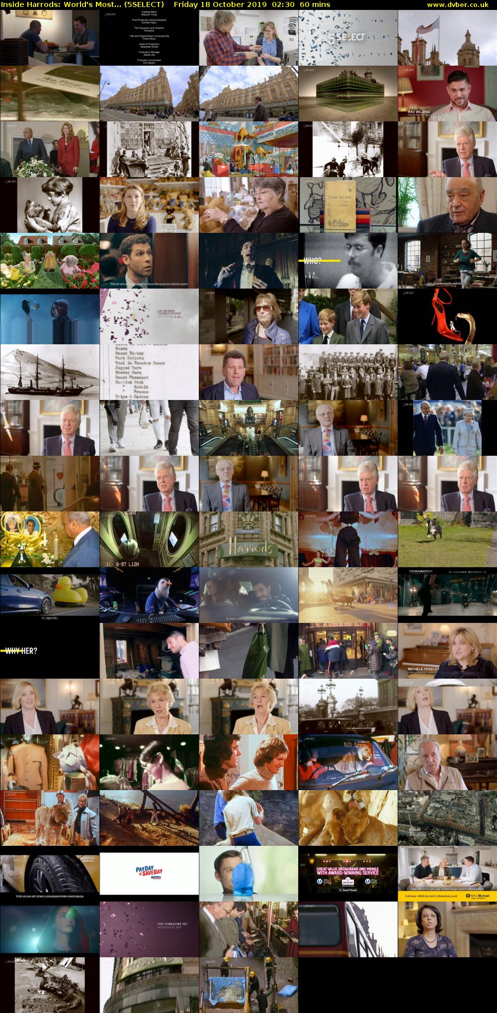 Inside Harrods: World's Most... (5SELECT) Friday 18 October 2019 02:30 - 03:30