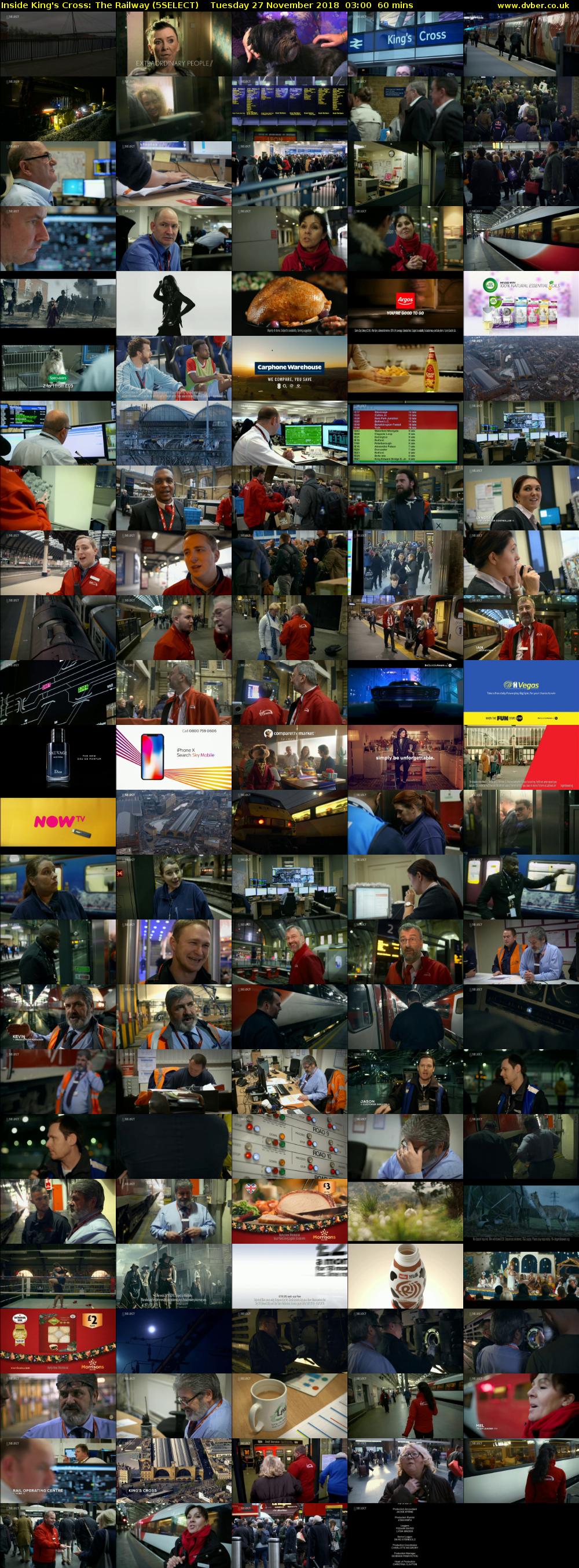 Inside King's Cross: The Railway (5SELECT) Tuesday 27 November 2018 03:00 - 04:00