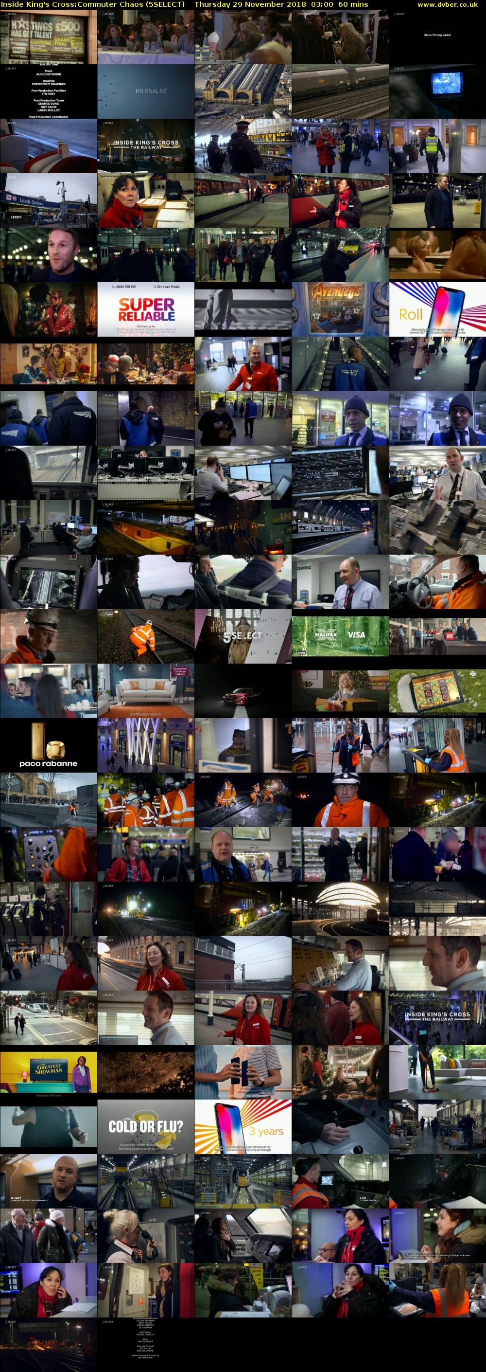 Inside King's Cross:Commuter Chaos (5SELECT) Thursday 29 November 2018 03:00 - 04:00