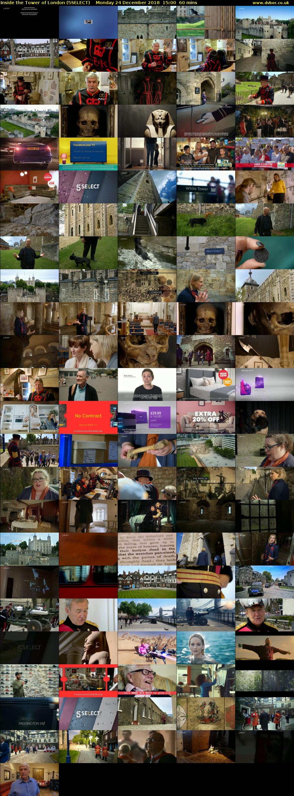 Inside the Tower of London (5SELECT) Monday 24 December 2018 15:00 - 16:00