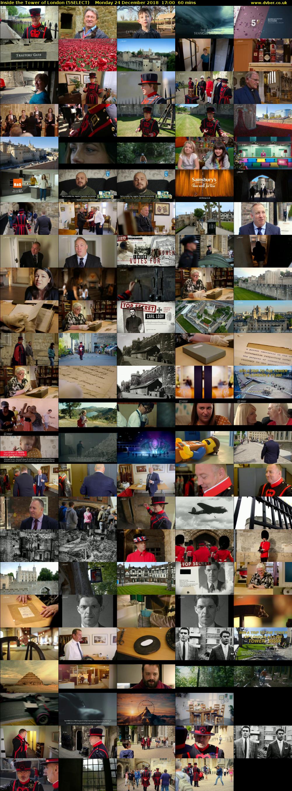 Inside the Tower of London (5SELECT) Monday 24 December 2018 17:00 - 18:00