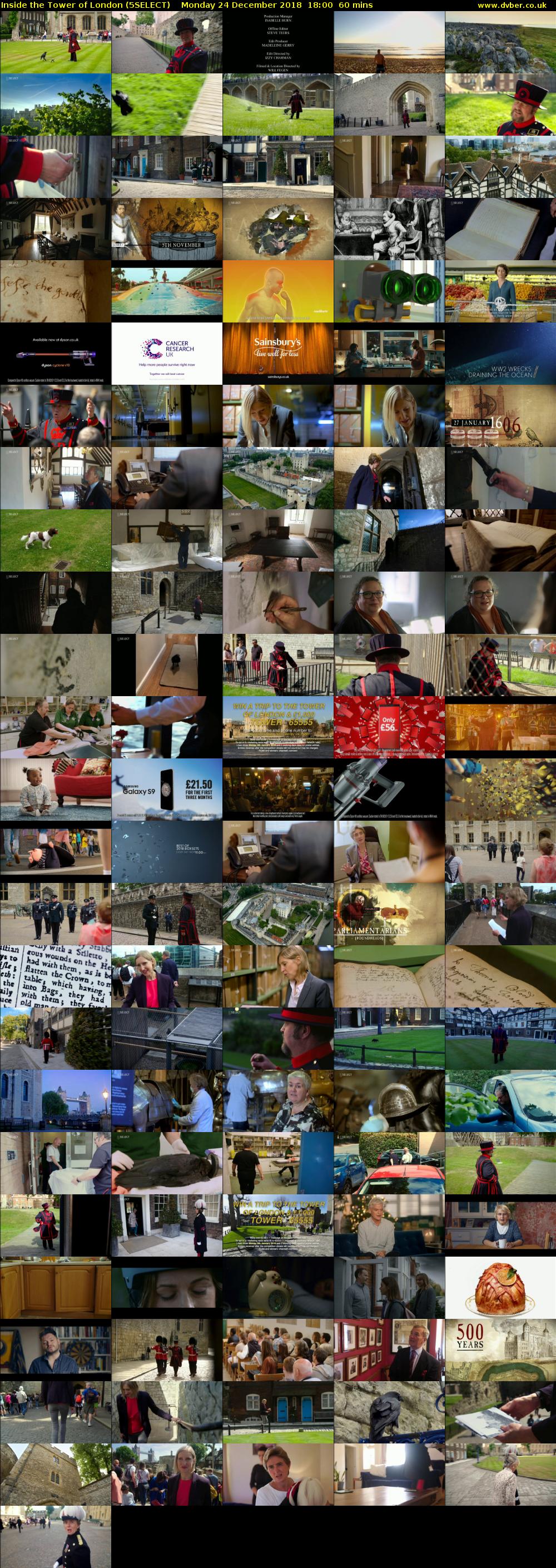 Inside the Tower of London (5SELECT) Monday 24 December 2018 18:00 - 19:00