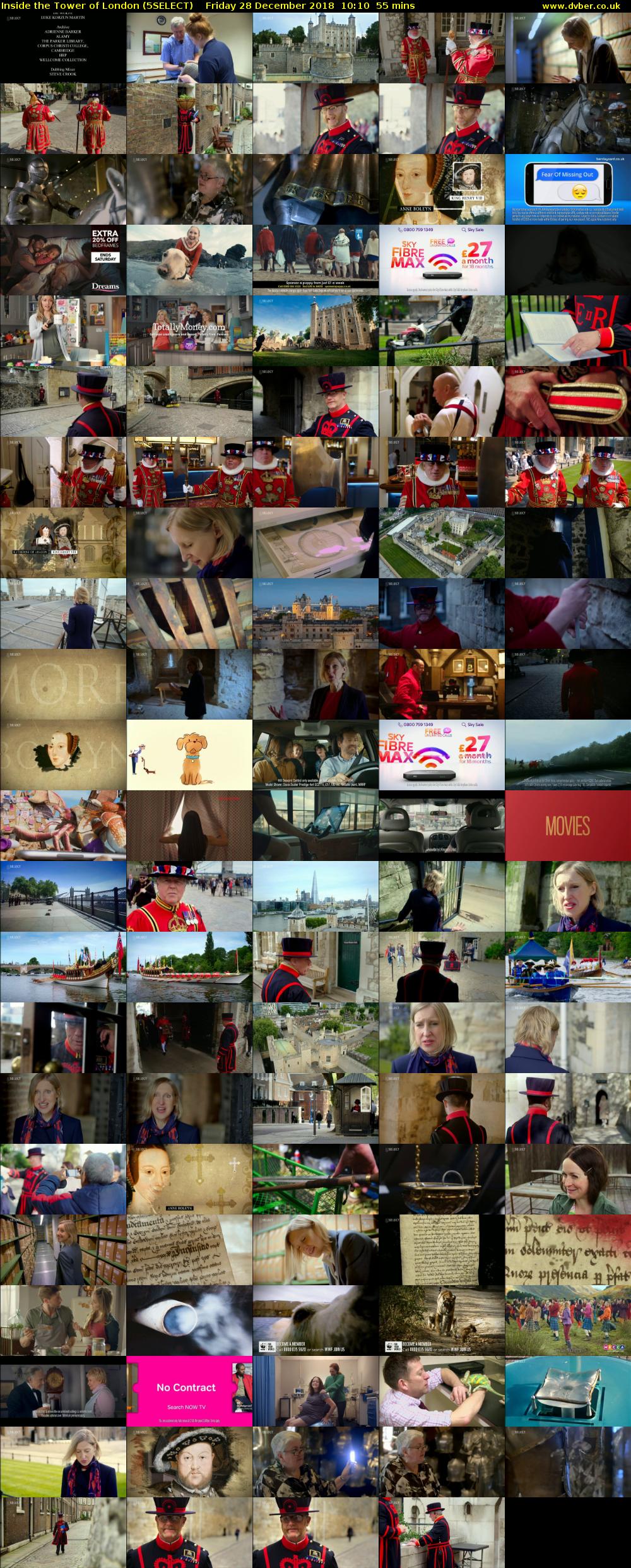 Inside the Tower of London (5SELECT) Friday 28 December 2018 10:10 - 11:05