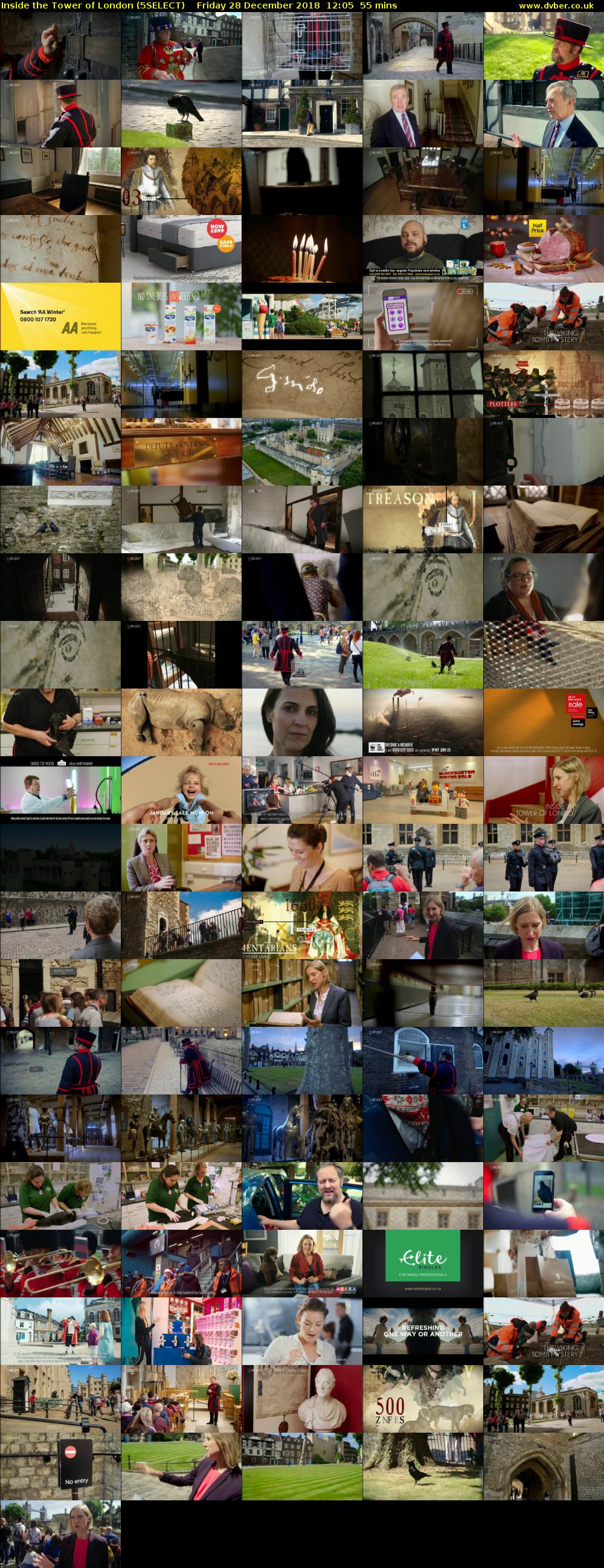 Inside the Tower of London (5SELECT) Friday 28 December 2018 12:05 - 13:00