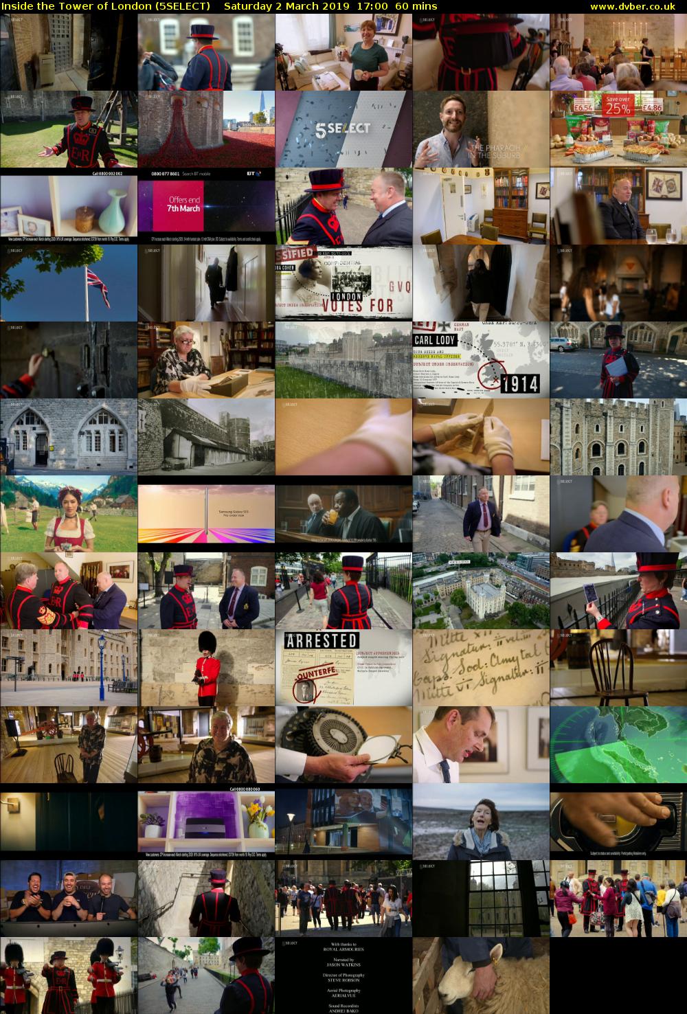 Inside the Tower of London (5SELECT) Saturday 2 March 2019 17:00 - 18:00