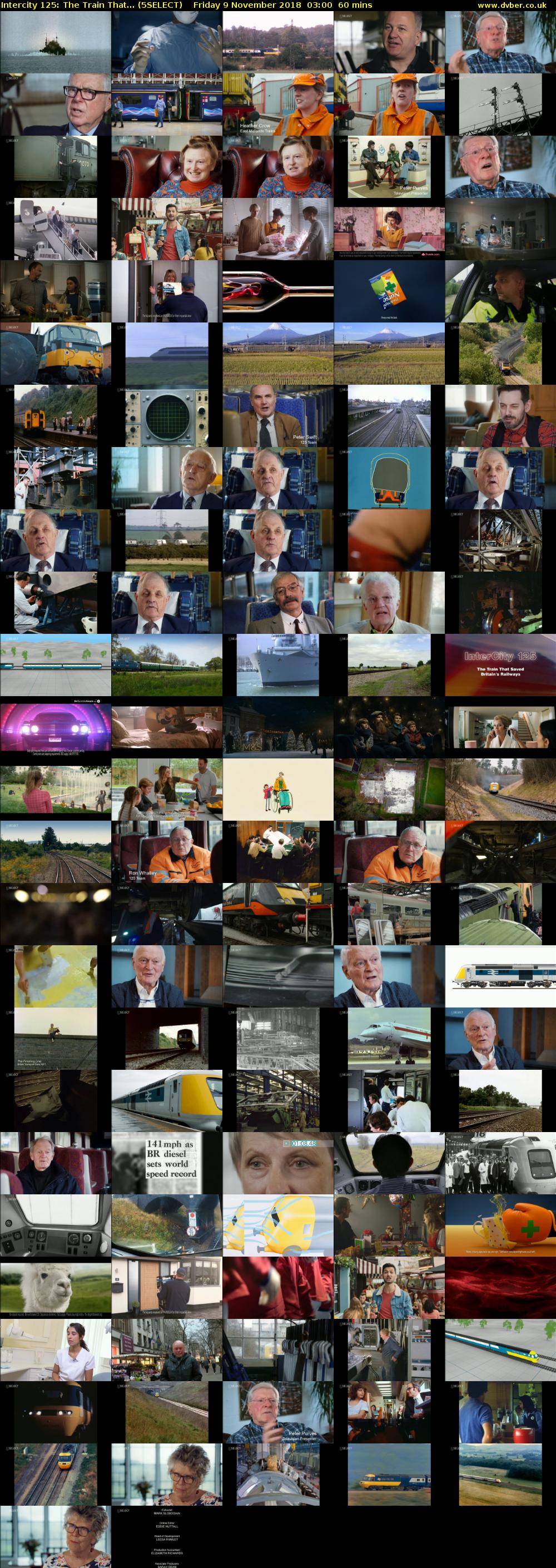 Intercity 125: The Train That... (5SELECT) Friday 9 November 2018 03:00 - 04:00