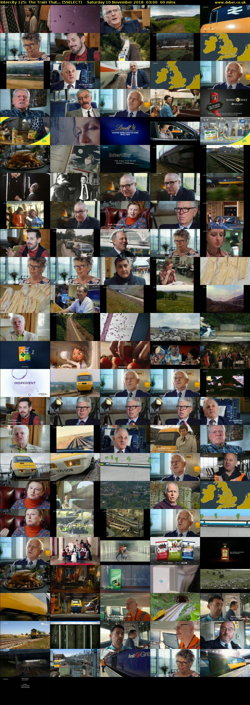 Intercity 125: The Train That... (5SELECT) Saturday 10 November 2018 03:00 - 04:00