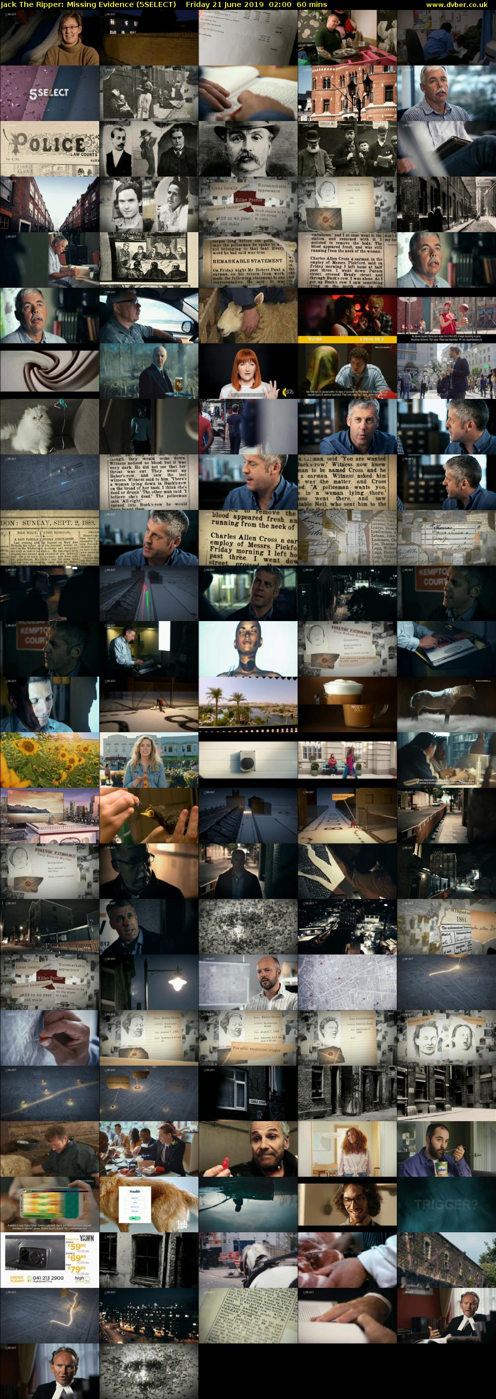 Jack The Ripper: Missing Evidence (5SELECT) Friday 21 June 2019 02:00 - 03:00