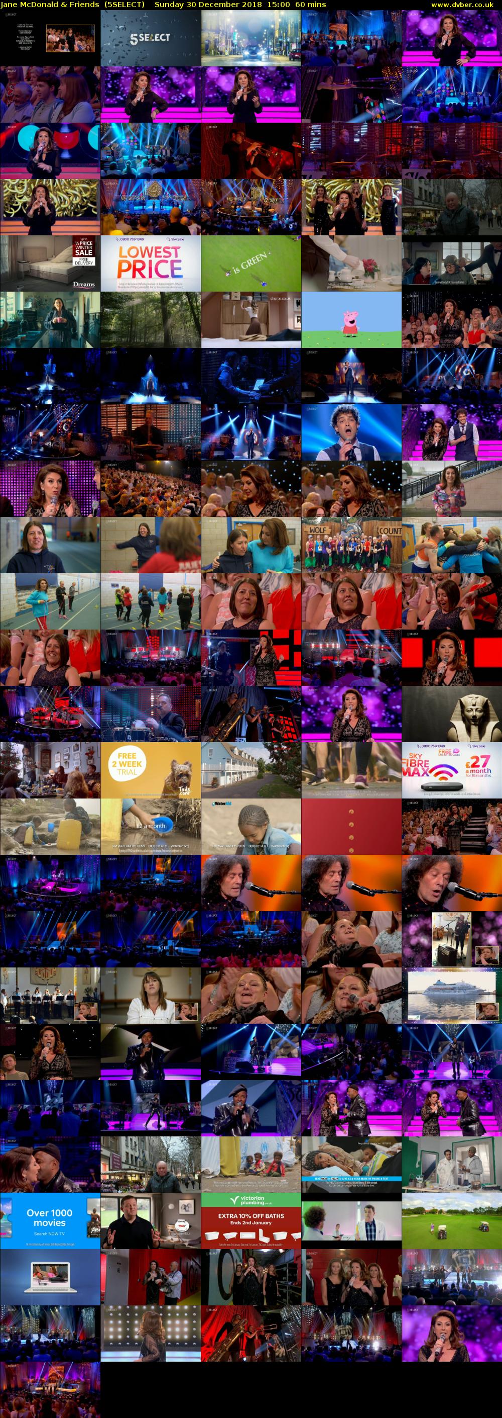 Jane McDonald & Friends  (5SELECT) Sunday 30 December 2018 15:00 - 16:00