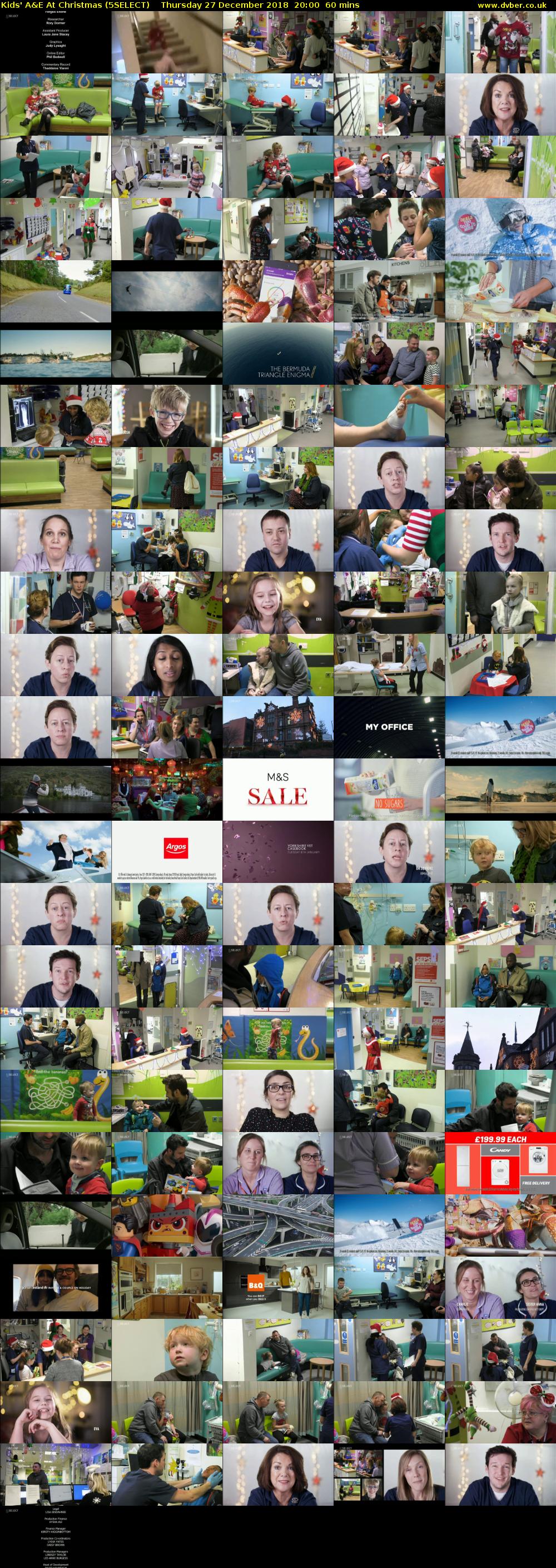 Kids' A&E At Christmas (5SELECT) Thursday 27 December 2018 20:00 - 21:00