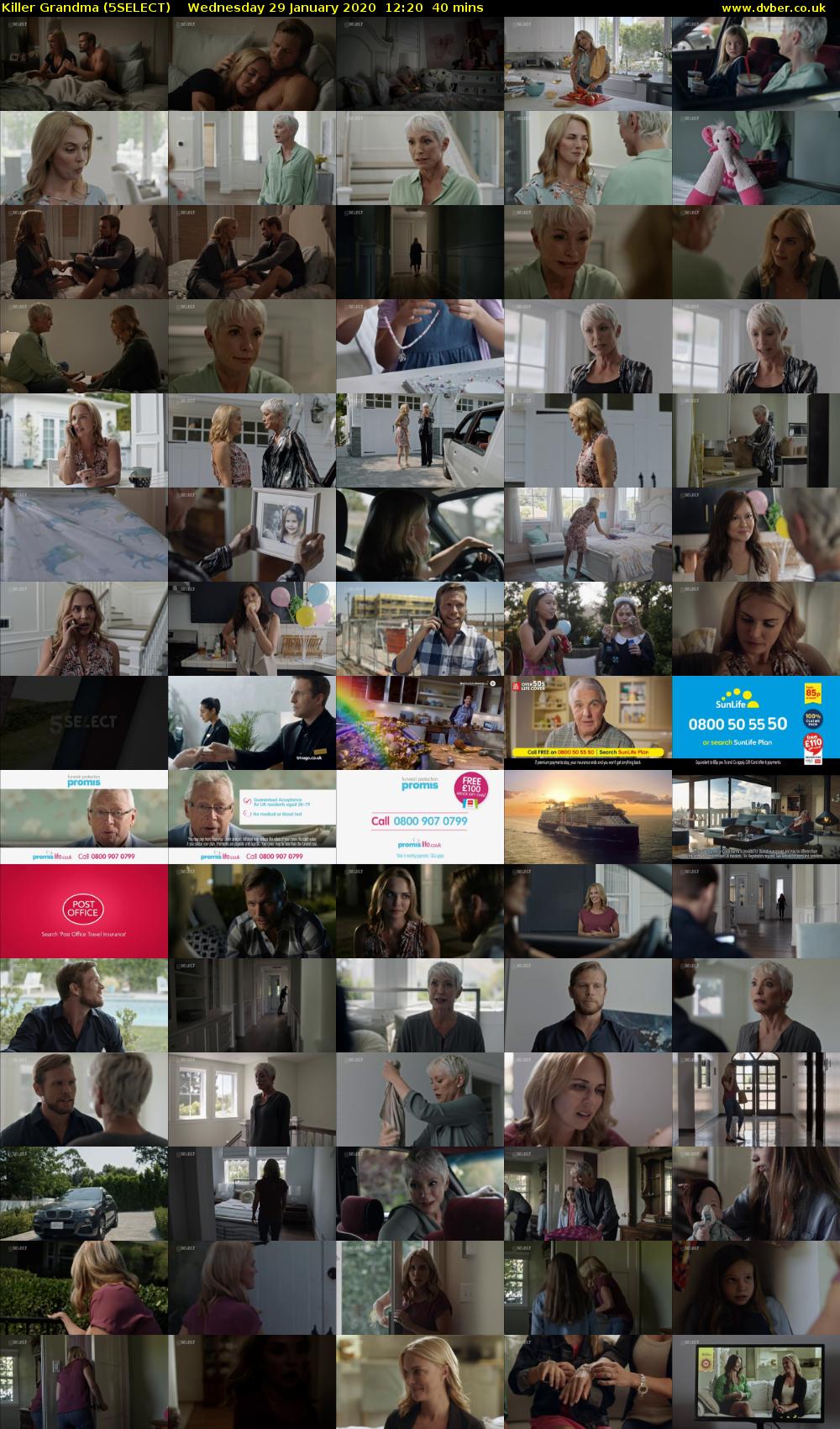 Killer Grandma (5SELECT) Wednesday 29 January 2020 12:20 - 13:00