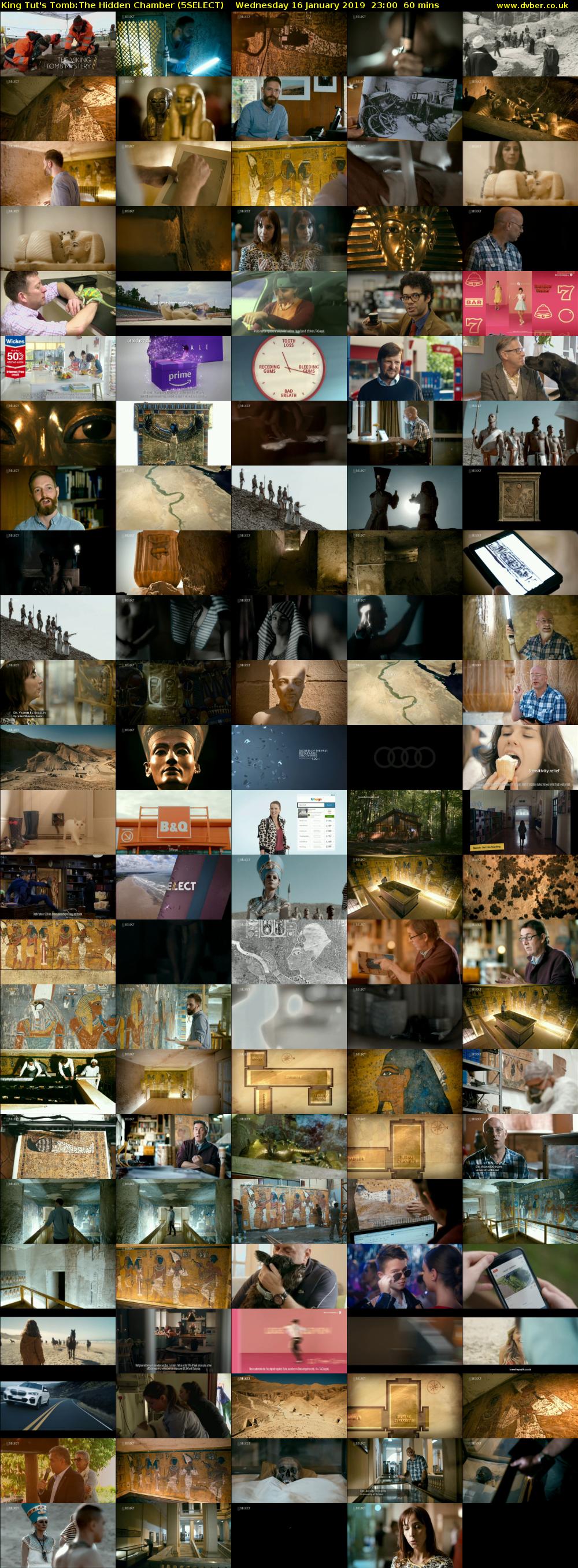 King Tut's Tomb:The Hidden Chamber (5SELECT) Wednesday 16 January 2019 23:00 - 00:00