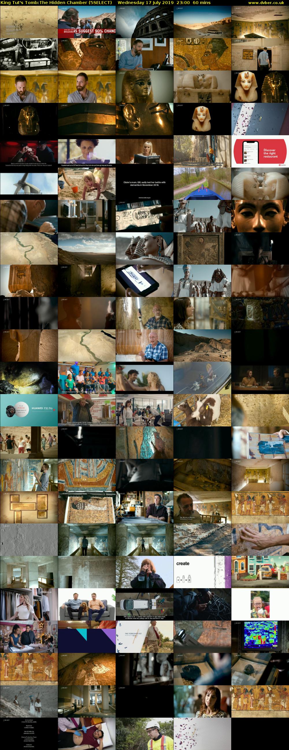 King Tut's Tomb:The Hidden Chamber (5SELECT) Wednesday 17 July 2019 23:00 - 00:00