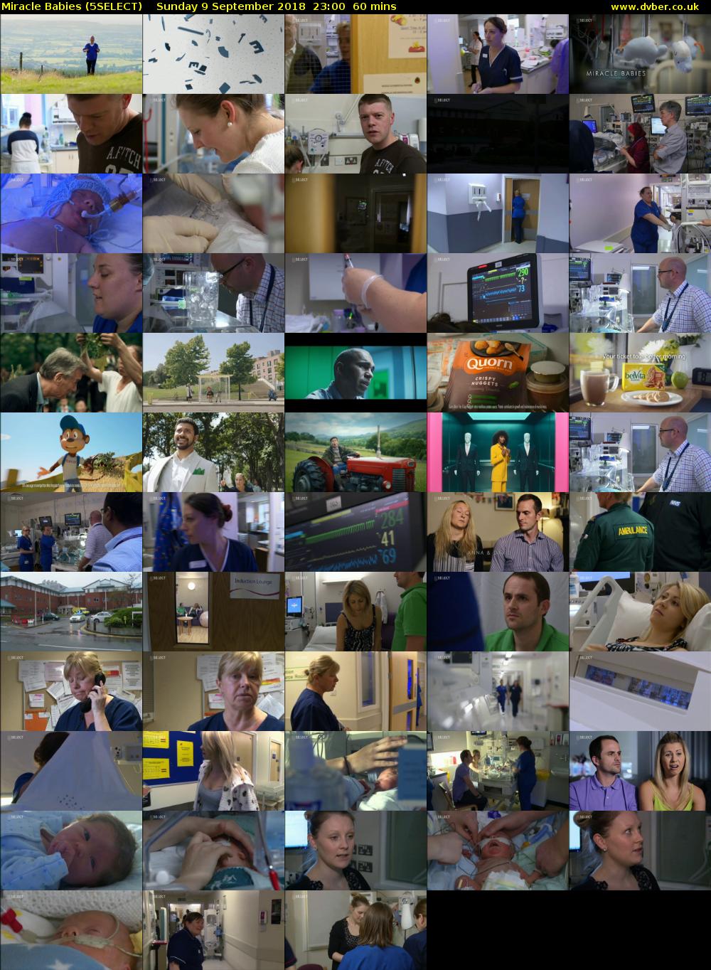 Miracle Babies (5SELECT) Sunday 9 September 2018 23:00 - 00:00