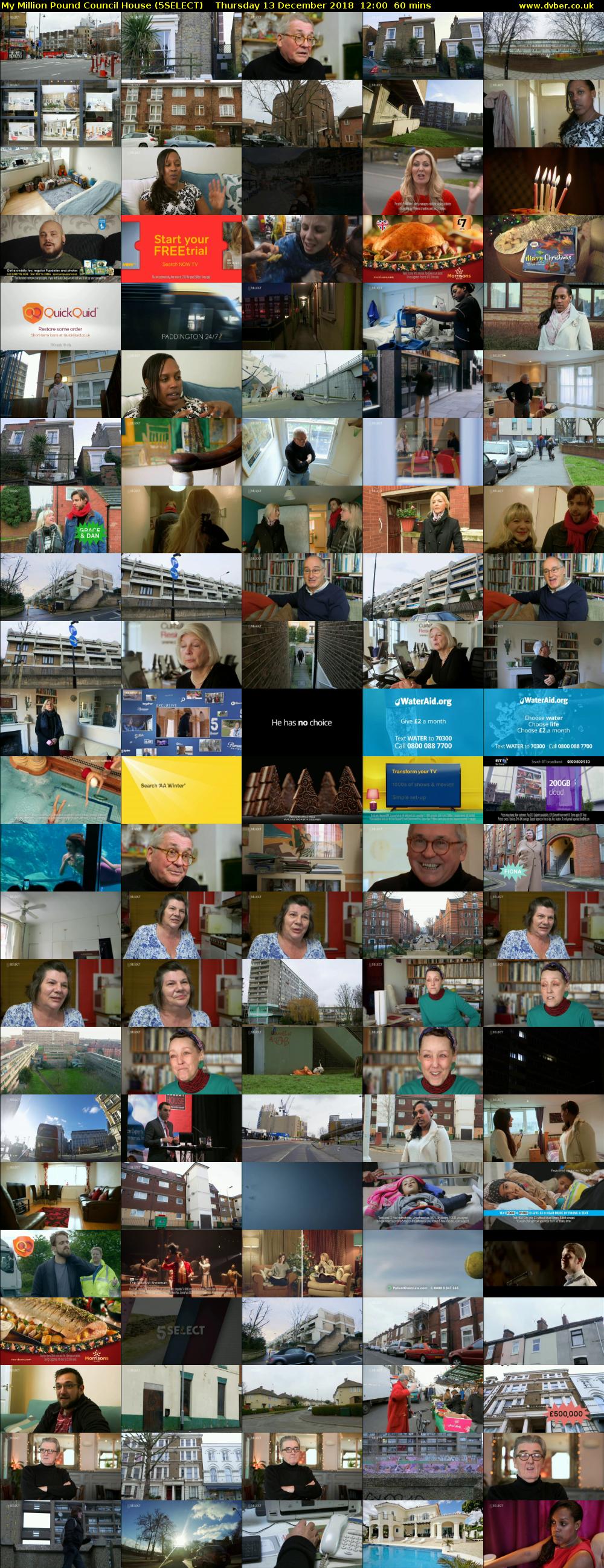 My Million Pound Council House (5SELECT) Thursday 13 December 2018 12:00 - 13:00
