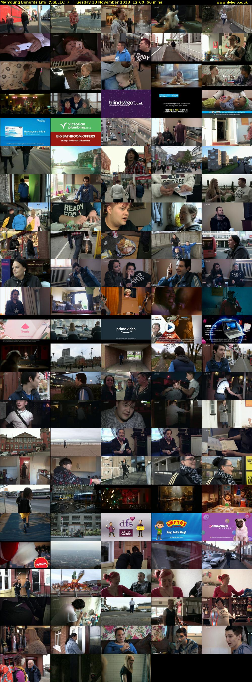 My Young Benefits Life  (5SELECT) Tuesday 13 November 2018 12:00 - 13:00