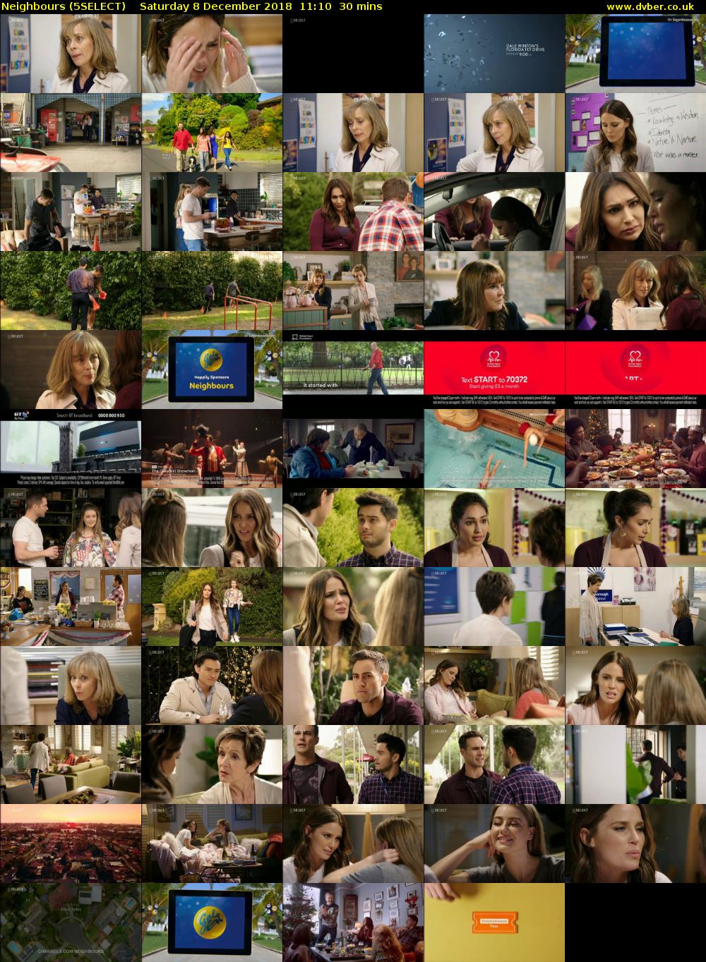 Neighbours (5SELECT) Saturday 8 December 2018 11:10 - 11:40