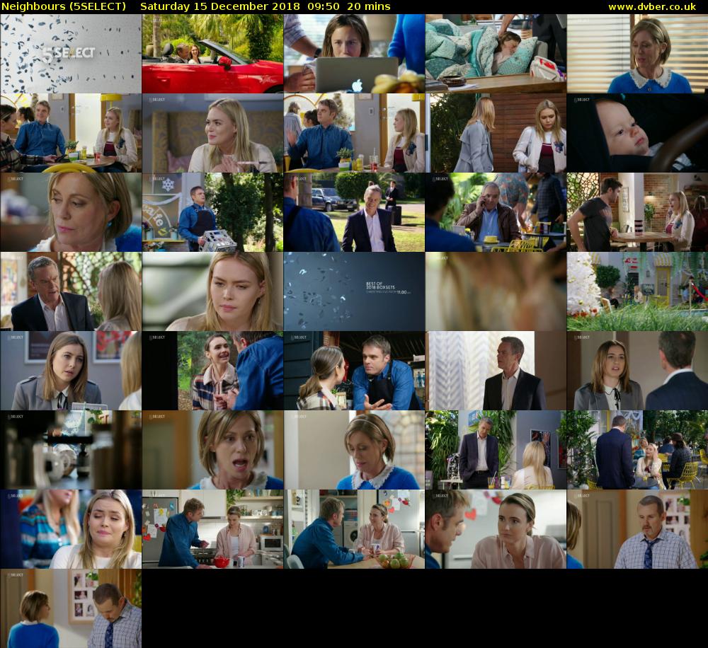 Neighbours (5SELECT) Saturday 15 December 2018 09:50 - 10:10