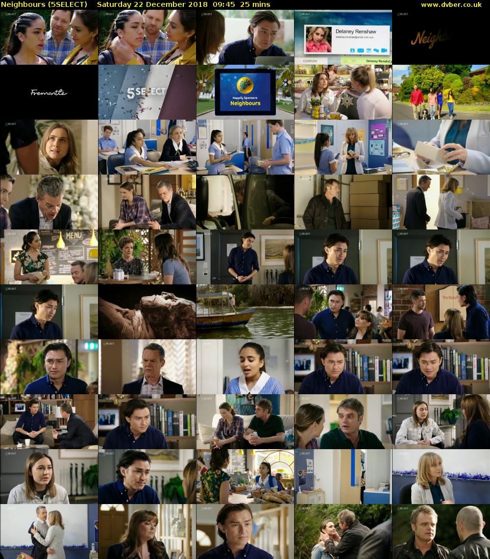 Neighbours (5SELECT) Saturday 22 December 2018 09:45 - 10:10