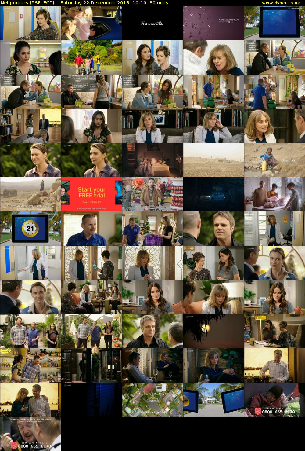 Neighbours (5SELECT) Saturday 22 December 2018 10:10 - 10:40
