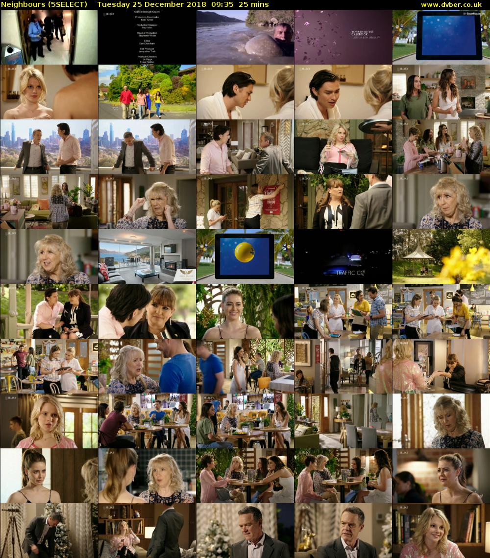 Neighbours (5SELECT) Tuesday 25 December 2018 09:35 - 10:00