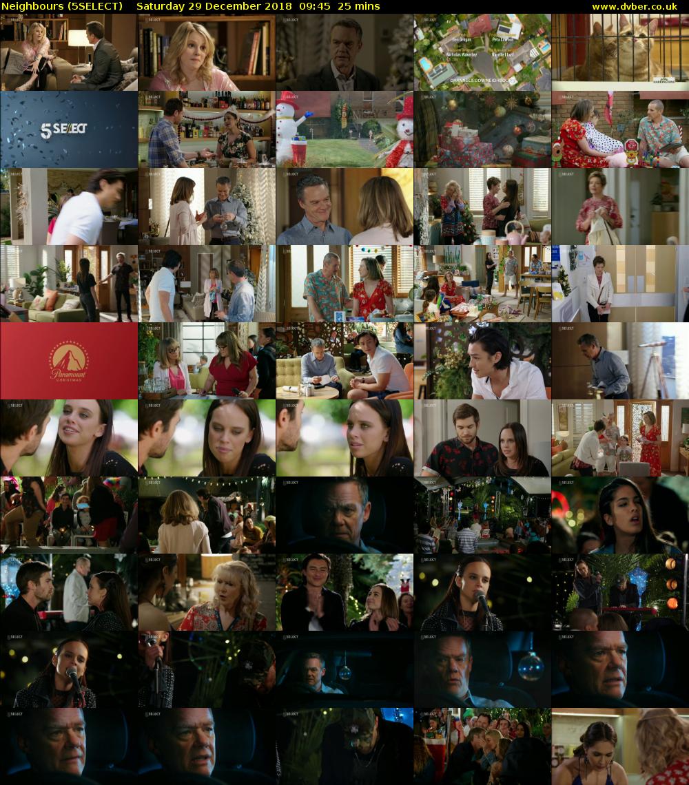 Neighbours (5SELECT) Saturday 29 December 2018 09:45 - 10:10