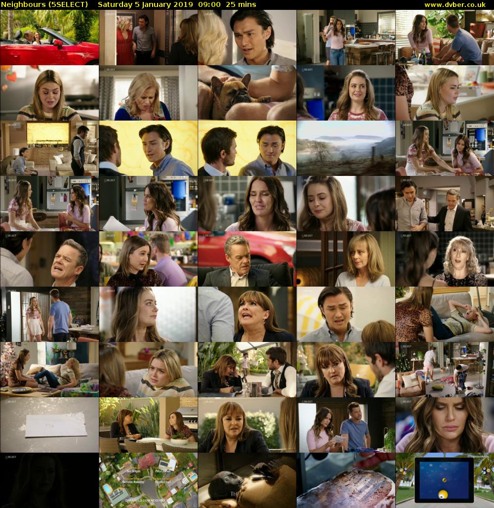 Neighbours (5SELECT) Saturday 5 January 2019 09:00 - 09:25