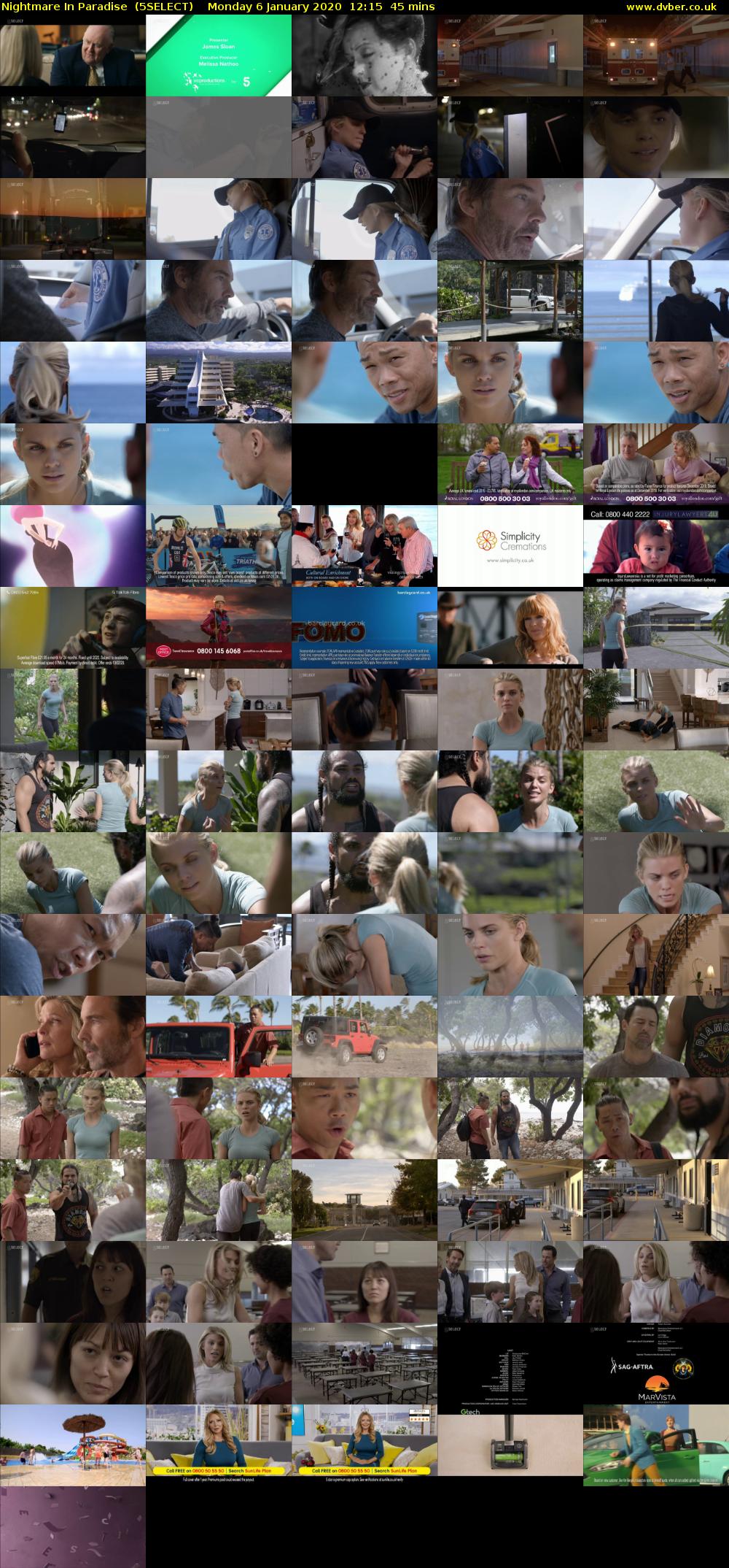 Nightmare In Paradise  (5SELECT) Monday 6 January 2020 12:15 - 13:00