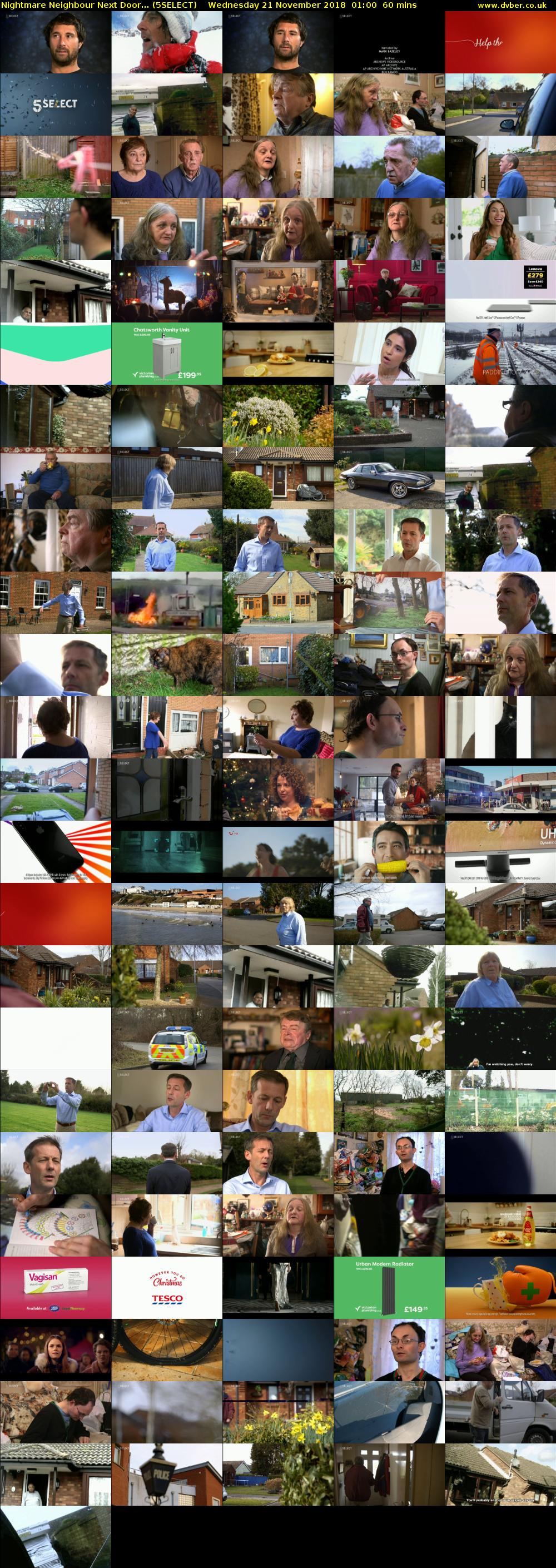 Nightmare Neighbour Next Door... (5SELECT) Wednesday 21 November 2018 01:00 - 02:00