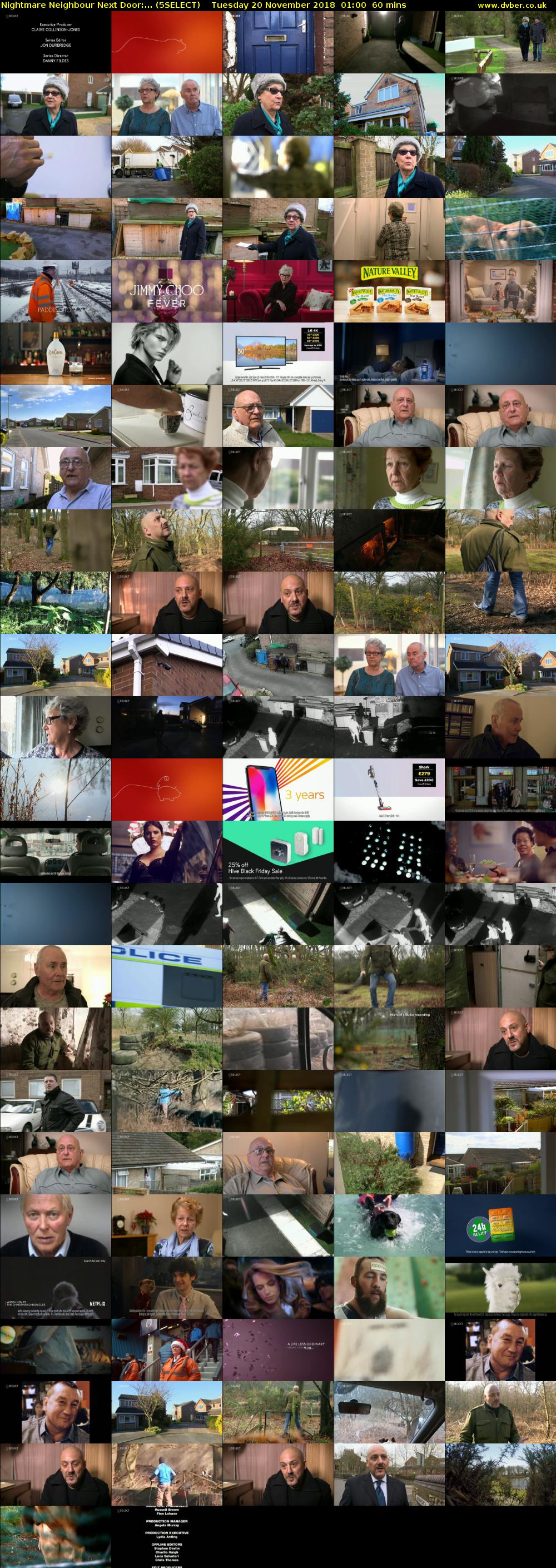 Nightmare Neighbour Next Door:... (5SELECT) Tuesday 20 November 2018 01:00 - 02:00