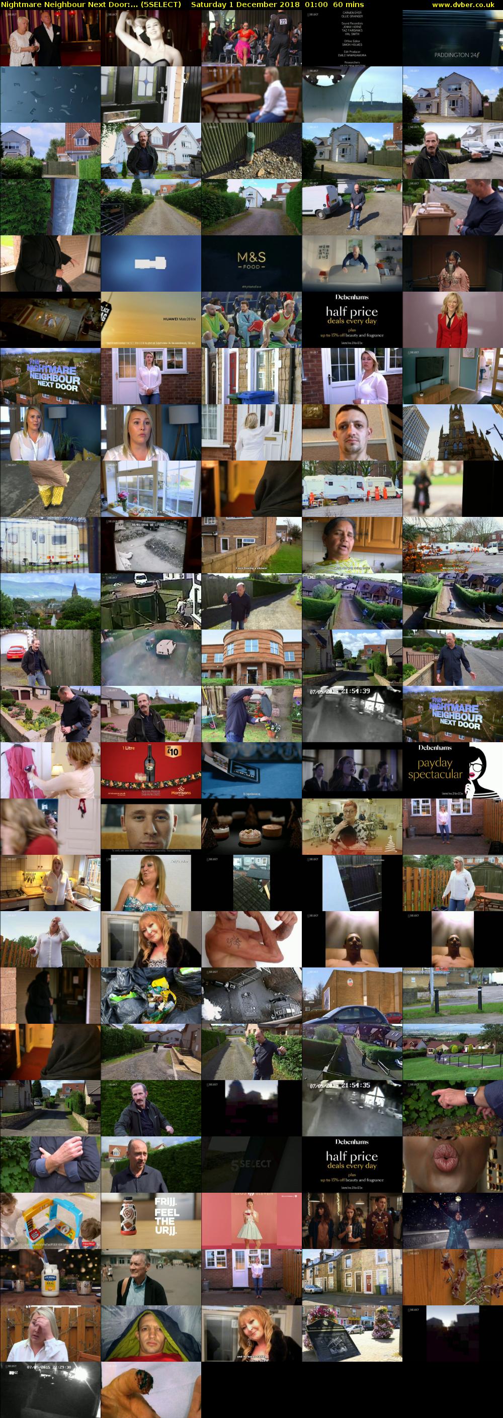 Nightmare Neighbour Next Door:... (5SELECT) Saturday 1 December 2018 01:00 - 02:00