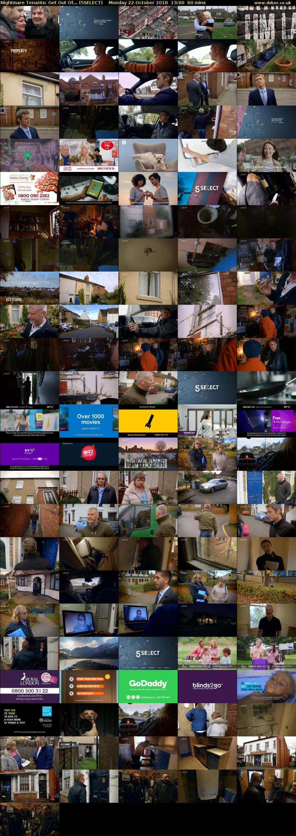 Nightmare Tenants: Get Out Of... (5SELECT) Monday 22 October 2018 13:00 - 14:00