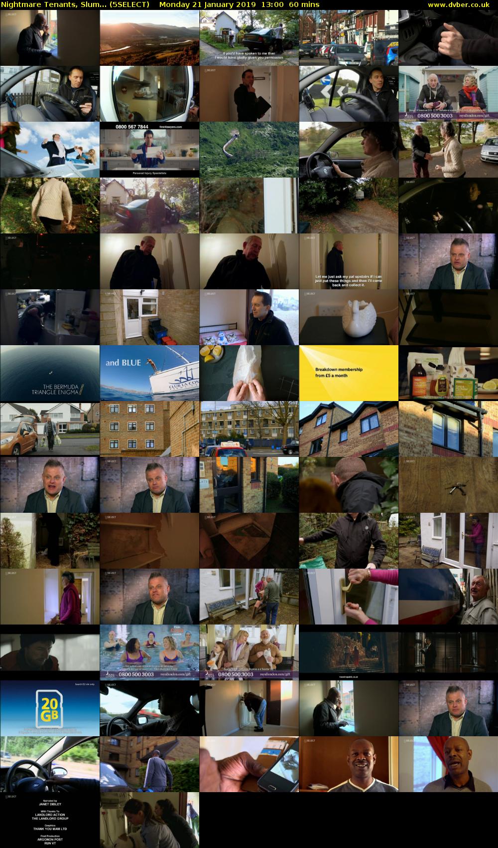 Nightmare Tenants, Slum... (5SELECT) Monday 21 January 2019 13:00 - 14:00