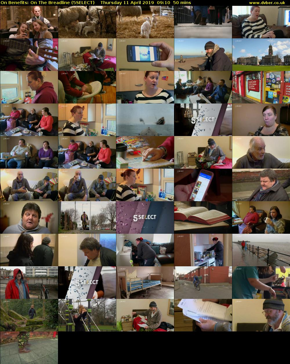 On Benefits: On The Breadline (5SELECT) Thursday 11 April 2019 09:10 - 10:00