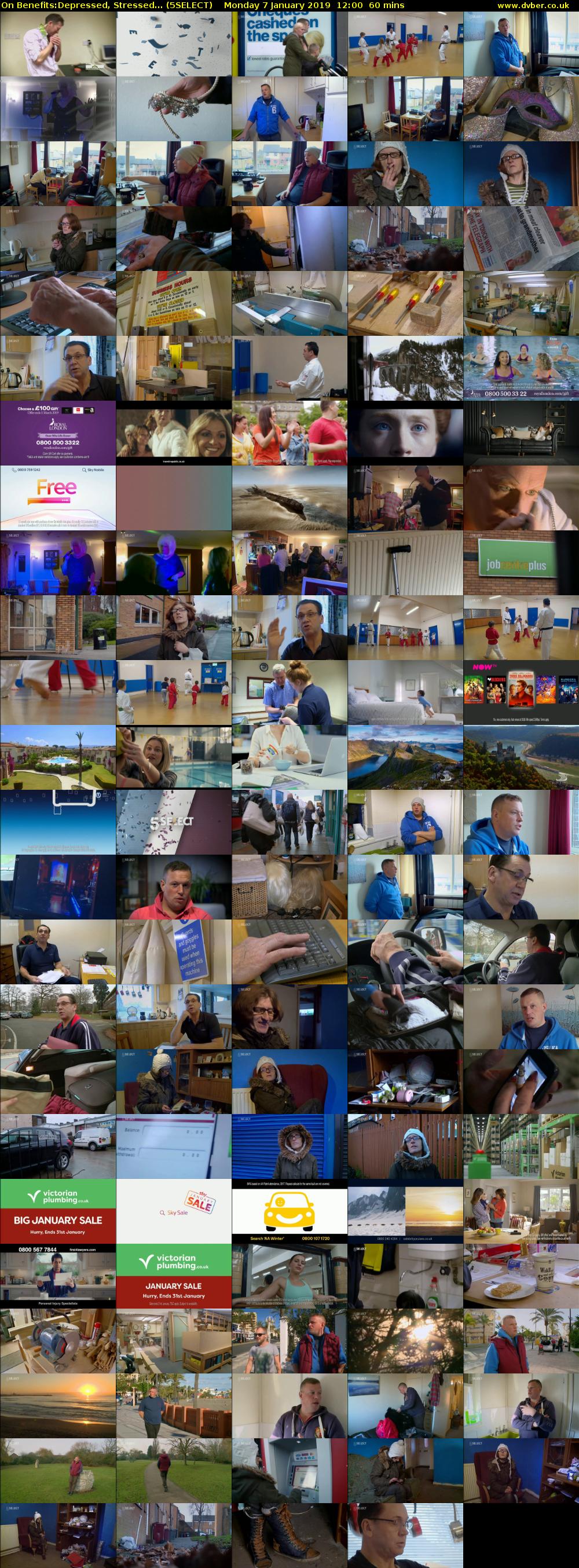 On Benefits:Depressed, Stressed... (5SELECT) Monday 7 January 2019 12:00 - 13:00